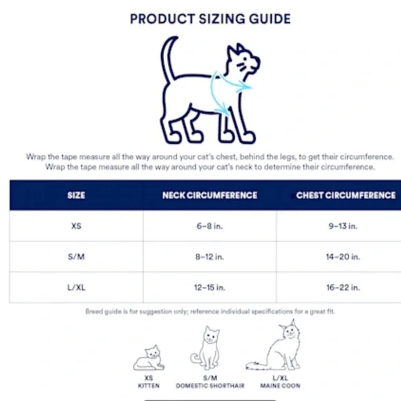 NWT Youly Cat Harness Leash Set S/M - Picture 4 of 15